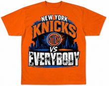 Load image into Gallery viewer, New York Knicks vs Everybody city skyline Graphic Tee