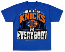 Load image into Gallery viewer, New York Knicks vs Everybody city skyline Graphic Tee