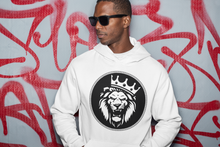 Load image into Gallery viewer, Lion with king crown Hoodie