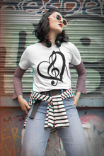 Load image into Gallery viewer, Heart with music note inside