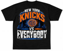 Load image into Gallery viewer, New York Knicks vs Everybody city skyline Graphic Tee
