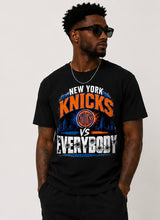 Load image into Gallery viewer, New York Knicks vs Everybody city skyline Graphic Tee
