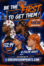 Load image into Gallery viewer, New York Knicks Logo Satin silky Durag
