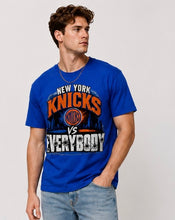 Load image into Gallery viewer, New York Knicks vs Everybody city skyline Graphic Tee
