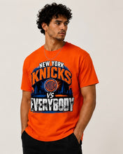 Load image into Gallery viewer, New York Knicks vs Everybody city skyline Graphic Tee
