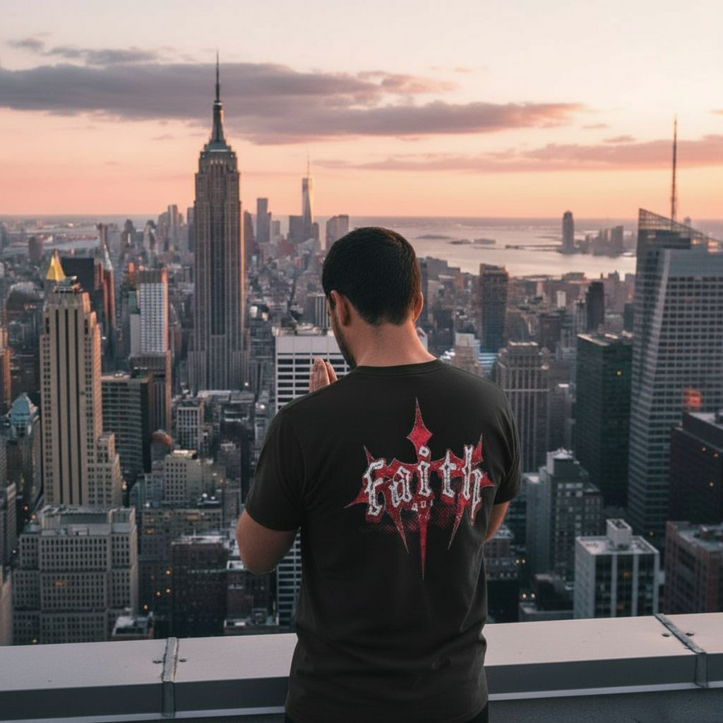 Faith Over Fear design on Back