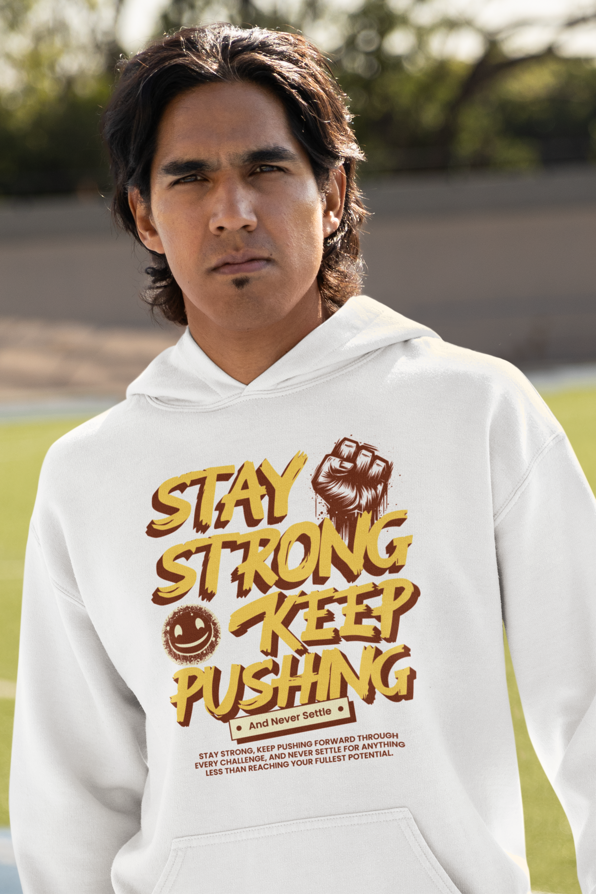 “Keep Pushing Never Settle” Hoodie