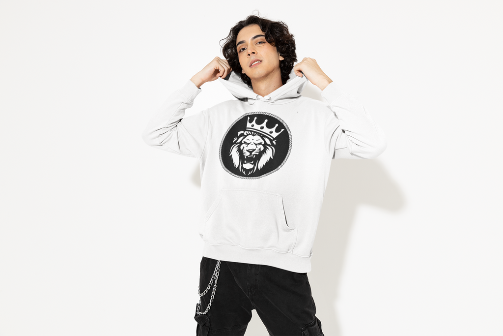 Lion with king crown Hoodie