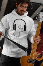 Load image into Gallery viewer, Music is my life Headphone design hoodie
