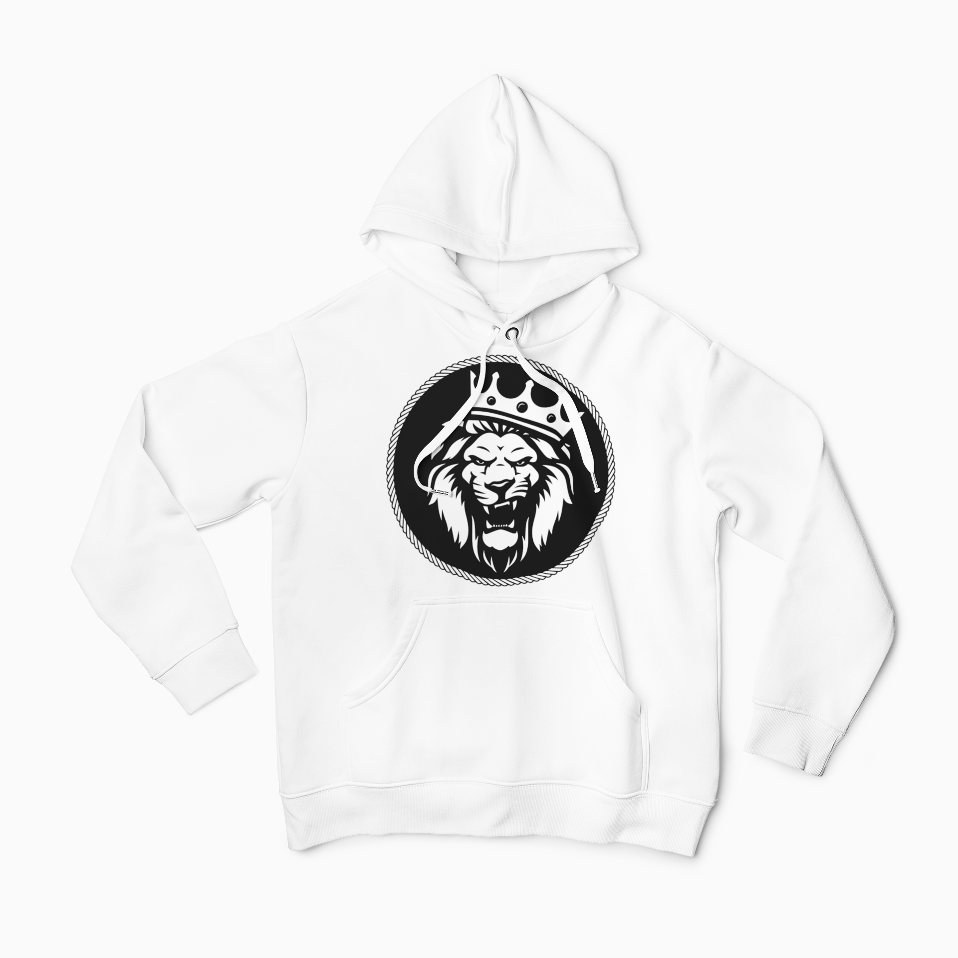 Lion with king crown Hoodie